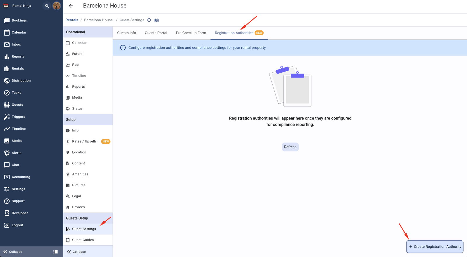 Register Registration Authority to register Mossos d'Esquadra