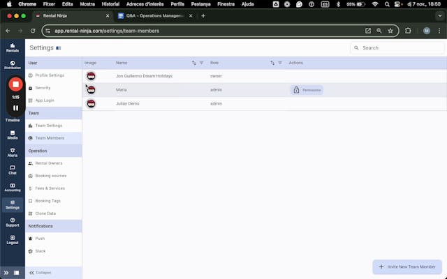 Testing the Owner's View in the Mobile App