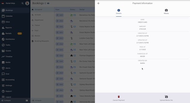 Key point at 81.67s: right inside this reservation to cancel partially the payment
